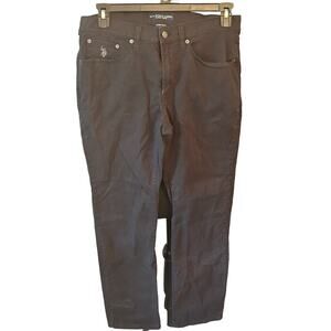 U.S.‎ Polo Association Men's Straight Stretch Black Jeans 34x32